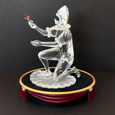 LOT 106: Swarovski Crystal SCS 2001 Annual Edition "Harlequin" Figurine on Stand