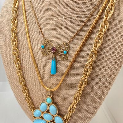 LOT 30: Collection of Statement Necklaces and More