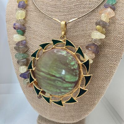 LOT 23: Fashion Jewelry Collection - Necklaces, Earrings and Watch
