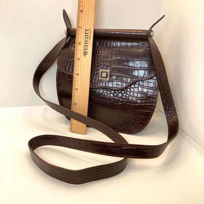 LOT 114: Silver Blue U.S.A. Brown Handbag with Dust Bag