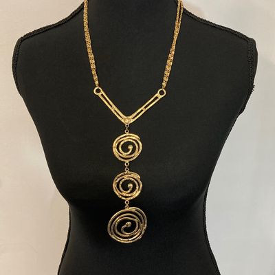 LOT 34: Large Collection of Statement Necklaces - Crown Trifari and More