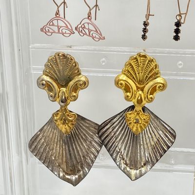 LOT 19: Vintage Pierced Earring Collection