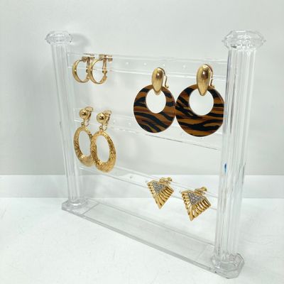 LOT 18: Vintage Screw-back and Clip-on Earrings - Goldette, Napier and More