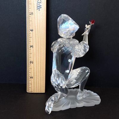LOT 106: Swarovski Crystal SCS 2001 Annual Edition "Harlequin" Figurine on Stand