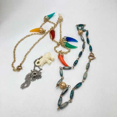 LOT 23: Fashion Jewelry Collection - Necklaces, Earrings and Watch