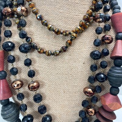 LOT 24: Large Collection of Assorted Style Necklaces and Earrings