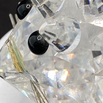 LOT 108: Collection of Swarovski Crystal Small Figurines - Butterfly, Porcupine and Clown