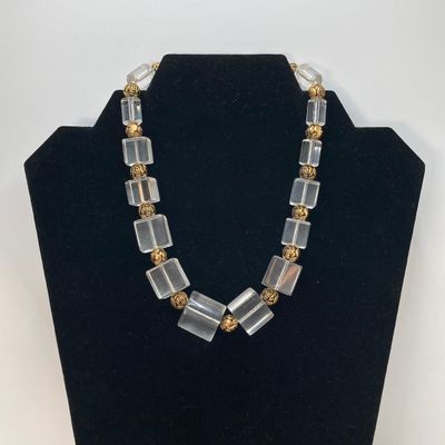 LOT 34: Large Collection of Statement Necklaces - Crown Trifari and More