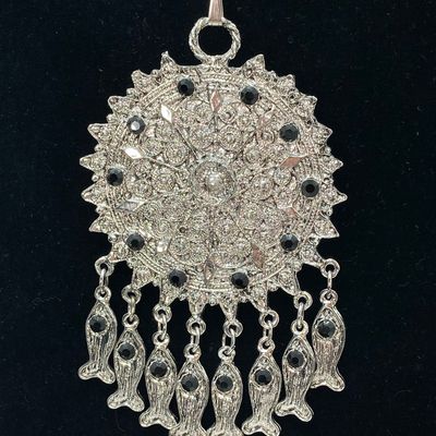 LOT 31: Large Collection of Silver Tone Necklaces - Statement Styles and More