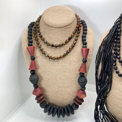 LOT 24: Large Collection of Assorted Style Necklaces and Earrings