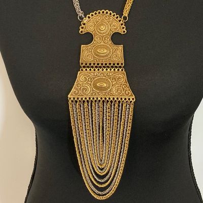 LOT 34: Large Collection of Statement Necklaces - Crown Trifari and More