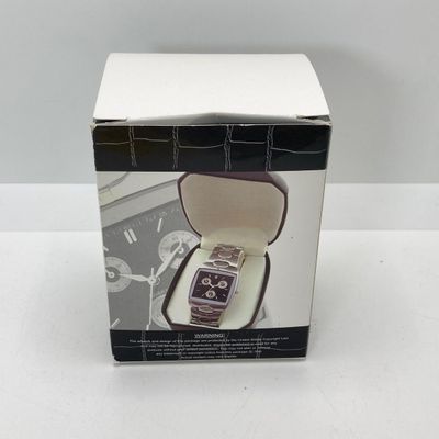 LOT 29: Vintage This and That - Designer Watch in Original Box, Black Lacquer Trinket Boxes, Savings Stamp Album, Hair Barettes, Beaded...