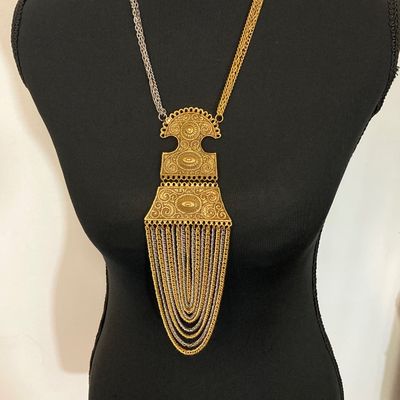 LOT 34: Large Collection of Statement Necklaces - Crown Trifari and More