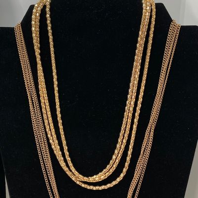 LOT 34: Large Collection of Statement Necklaces - Crown Trifari and More