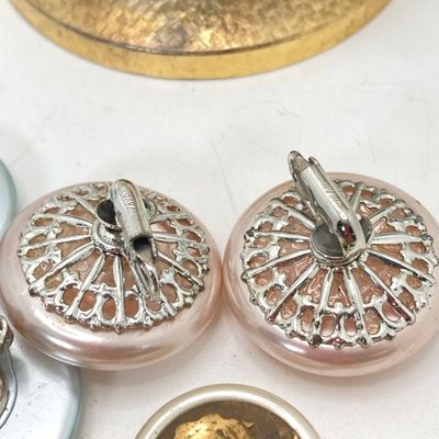 LOT 22: Collection of Vintage Clip-on Earrings - Coro, Napier and More