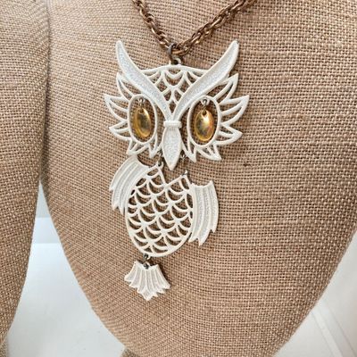 LOT 32: Gold Tone Statement Necklaces, Namruf Swiss Made 17 Jewels Necklace Watch and More