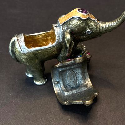 LOT 110: NyForm - The Original Trolls, Jay Strongwater Elephant, Onyx Dice and More