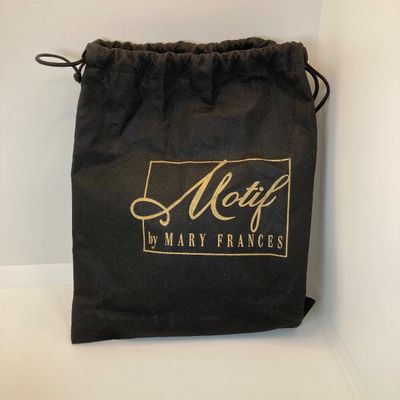 LOT 113: Motif by Mary Frances Hard Purse with Dust Bag 2174