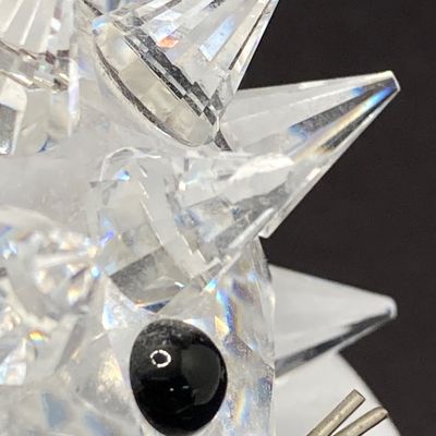 LOT 108: Collection of Swarovski Crystal Small Figurines - Butterfly, Porcupine and Clown