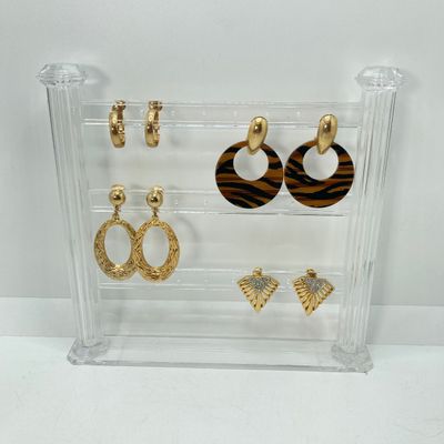 LOT 18: Vintage Screw-back and Clip-on Earrings - Goldette, Napier and More
