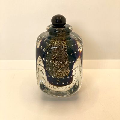 LOT 107: Signed by Artisit Robert Eickholt Art Glass Perfume Bottle