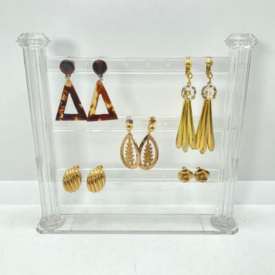LOT 18: Vintage Screw-back and Clip-on Earrings - Goldette, Napier and More