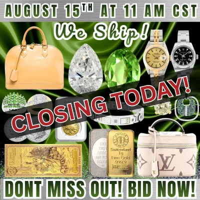 For more information and to place your bids, kindly visit us at https://garnetgazelle.hibid.com/ BID NOW!