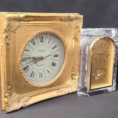 Timekeeper Times Two - Pair Of Clocks By Seiko & Newgate
