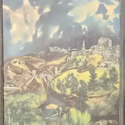 Framed Print Featuring El Greco View Of Toledo