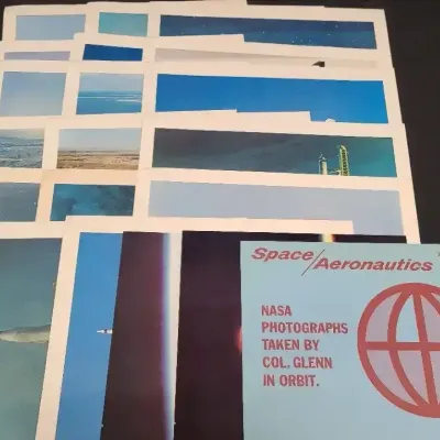 NASA Photographs Taken by Col. Glenn in Orbit Amongst Other Astronomical Aviation Photos
