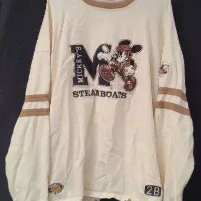 Steamboats Sporty Disney All Century Football Jersey  Featuring Mickey Mouse 
