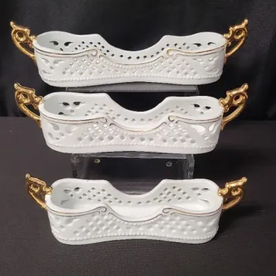 Porcelain Treasures Silverware Caddies