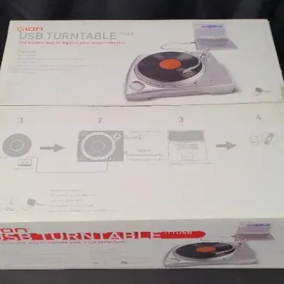 Ion USB Turntable iTTusb - Home Audio System With Original Box
