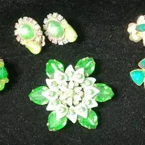 Green Goddess Costume Jewelry Collection 