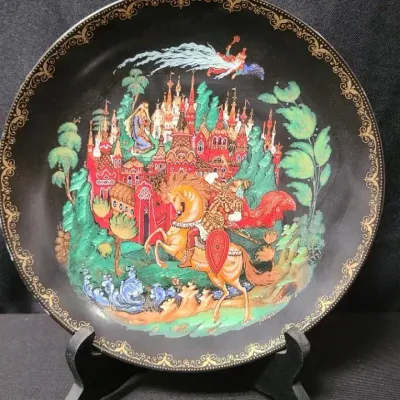 1988 Tianex Fairy Tale Collector Plate- Ruslan And Ludmilla