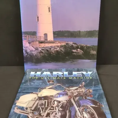 Harley and Lighthouse Coffee Table Books