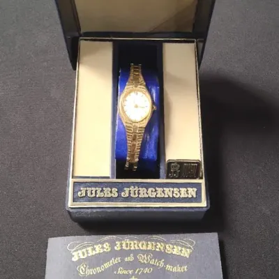 Jules Jurgensen Ladies Watch With Original Box 