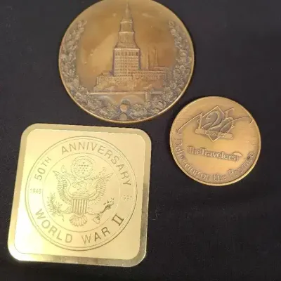 Bronze Memorobilia Tokens