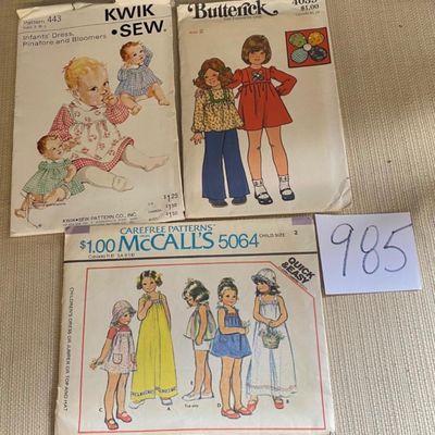 Vintage Children’s Patterns