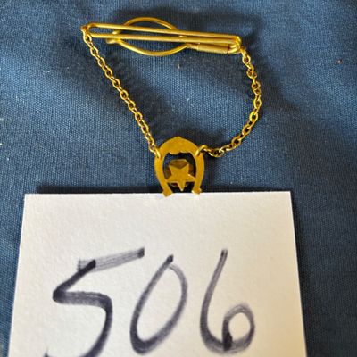vintage Independent Order of Odd Fellows (IOOF) fraternal tie chain