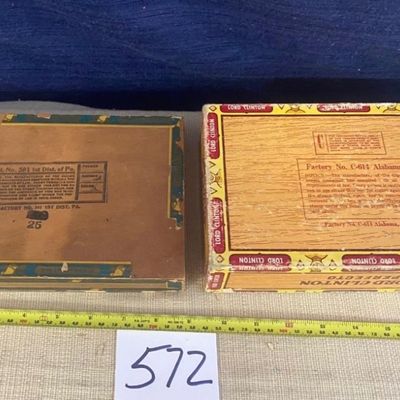 Vintage Cigar Boxes