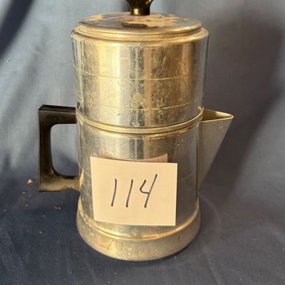 vintage Comet aluminum drip-o-lator Coffee Pot