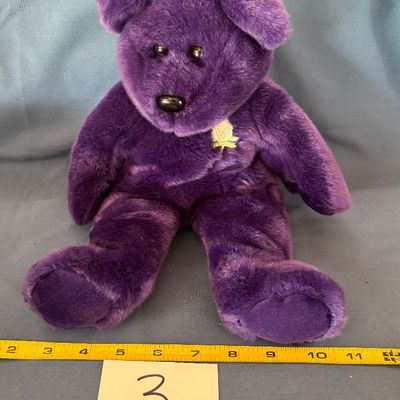 Large 14" TY Beanie Baby Buddy Bear Princess Diana