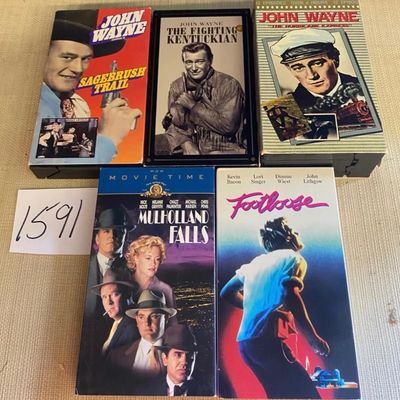 VHS John Wayne Tapes and more