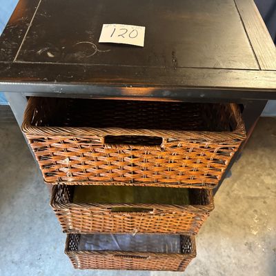 3 Basket Side Table