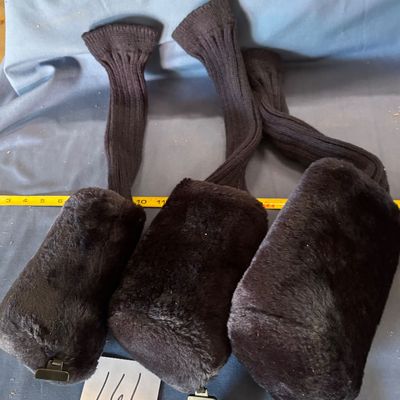 Golf Club Cover Black Sock Style