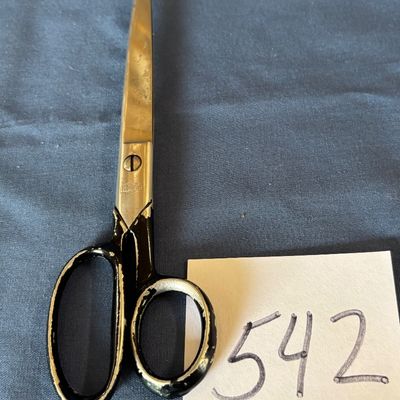 Vintage Black Handled Scissors from Italy