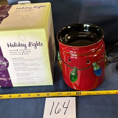 Scentsy Wax Warmer Holiday Lights Christmas Full Size Warmer