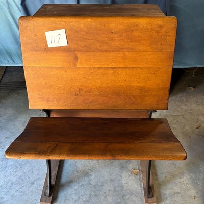 Vintage School Desk