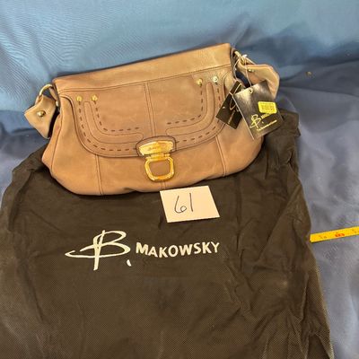 B Makowsky Leather Bag